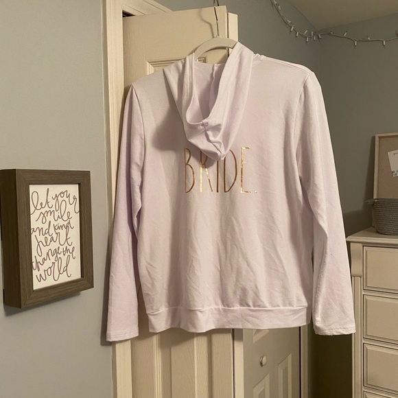 BRIDE Est 2021 White Zip-Up Sweater - Picture 16 of 16